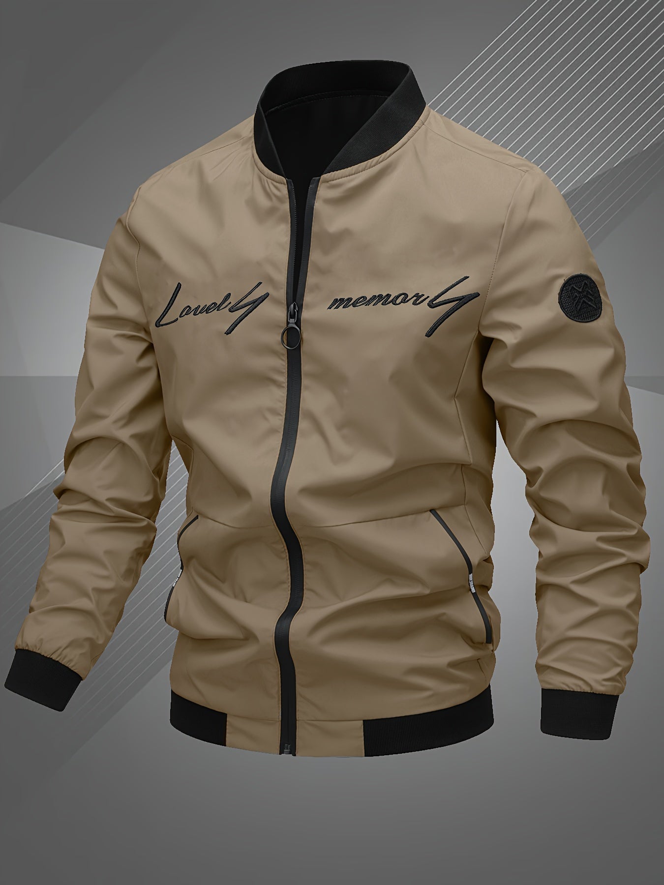 🧥 Jaqueta Bomber Masculina Casual com Bordado - Estilo e Conforto para o Dia a Dia! 🧥