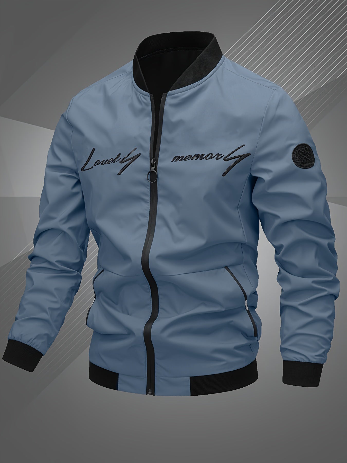 🧥 Jaqueta Bomber Masculina Casual com Bordado - Estilo e Conforto para o Dia a Dia! 🧥