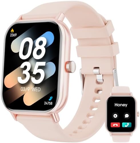 Smartwatch 1,85'' com Chamadas, 100 Modos Desportivos, IP67 - Homem e Mulher