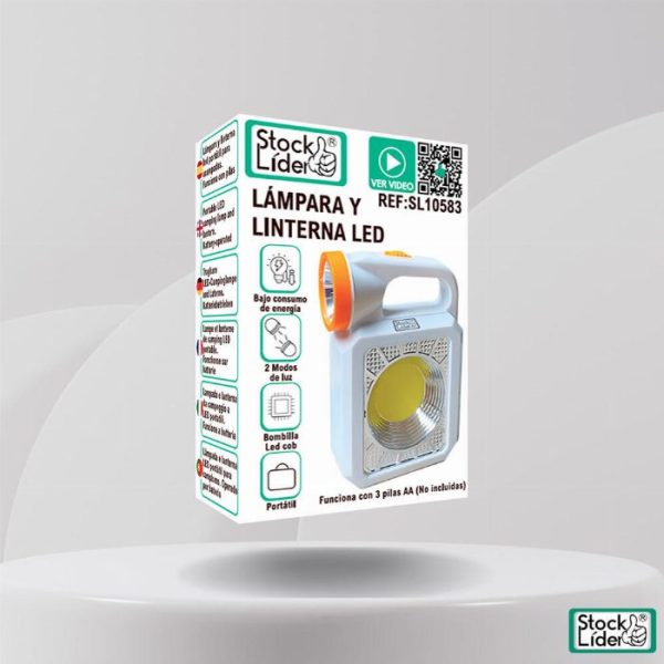 Candeeiro e lanterna LED