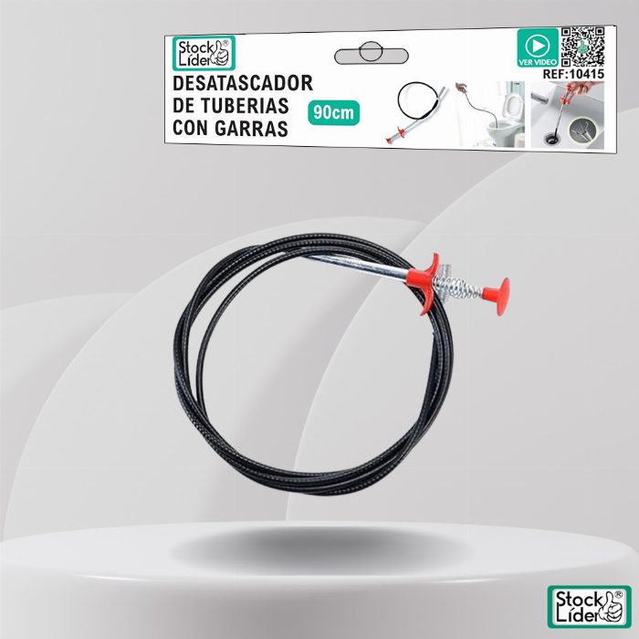 Desentupidor de tubagens com garras