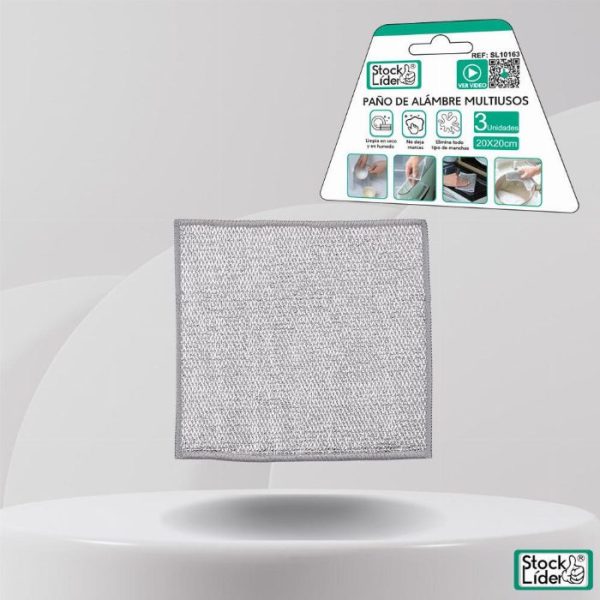 Pack de 3 panos de arame