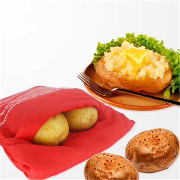 Pack de 3 sacos para assar batatas no micro-ondas
