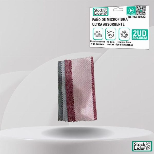 Pano de microfibra ultra absorvente