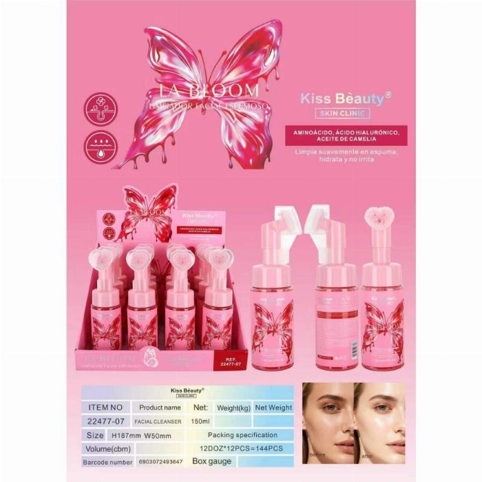 Bloom Foaming Facial Cleaner 150 ml 1 Unidade Kiss Beauty