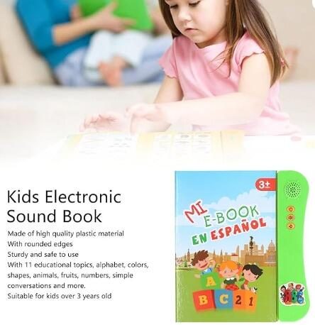 Livro de som de aprendizagem em espanhol