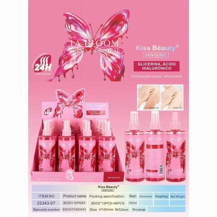 Corpo Haze Bloom 250 ml 1 Unidade Kiss Beauty