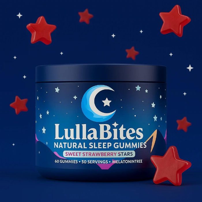 Gomas naturais para sua rotina noturna (60 unidades) LullaBites