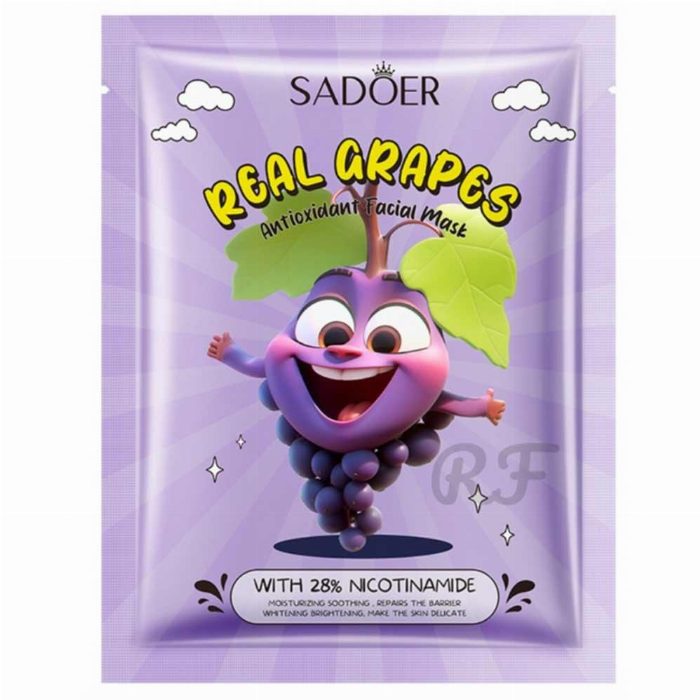 Máscara facial hidratante de uva Sadoer