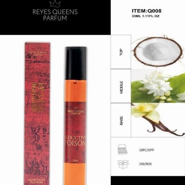 Perfume Eau de Toilette Sedutor Venenor derramar Femme 33ml