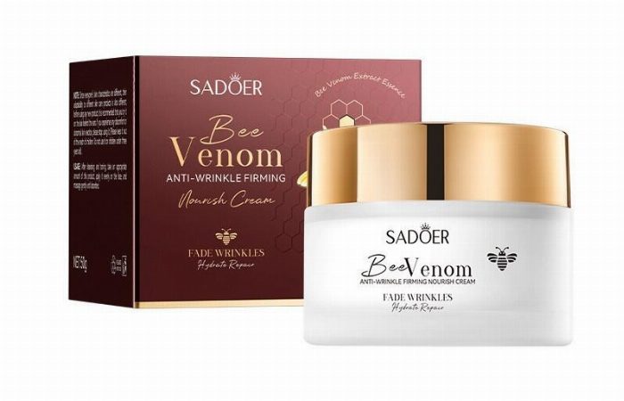 Creme facial anti-rugas firmando com veneno de abelha (50g)