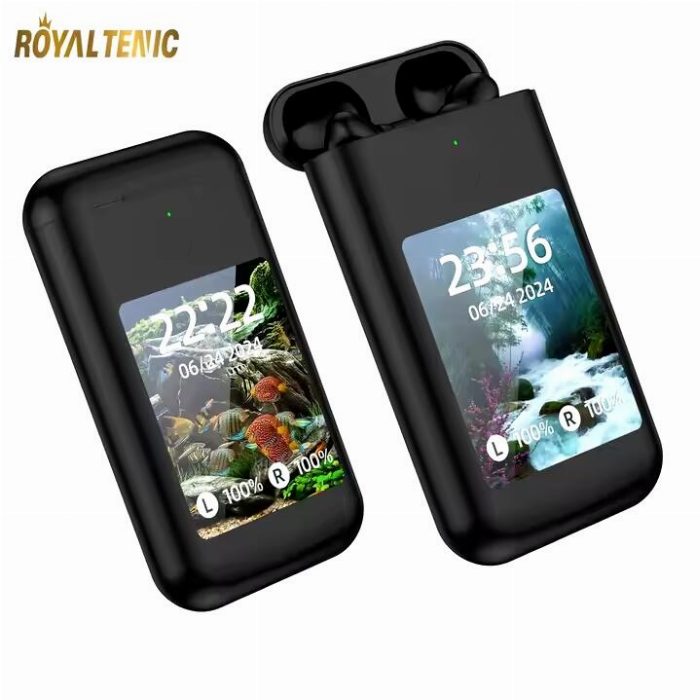 Powerbank com auriculares TWS 8000mAh