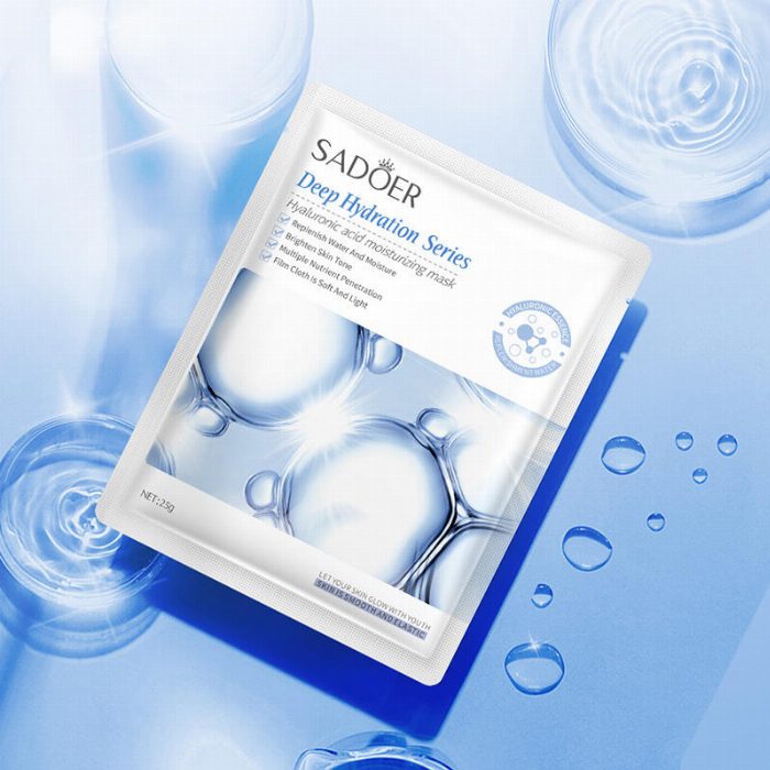 Máscara facial ácido hialurónico PACK 4uds