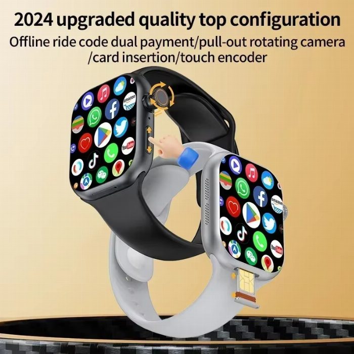 Smartwatch CD20 com slot SIM para chamadas independentes