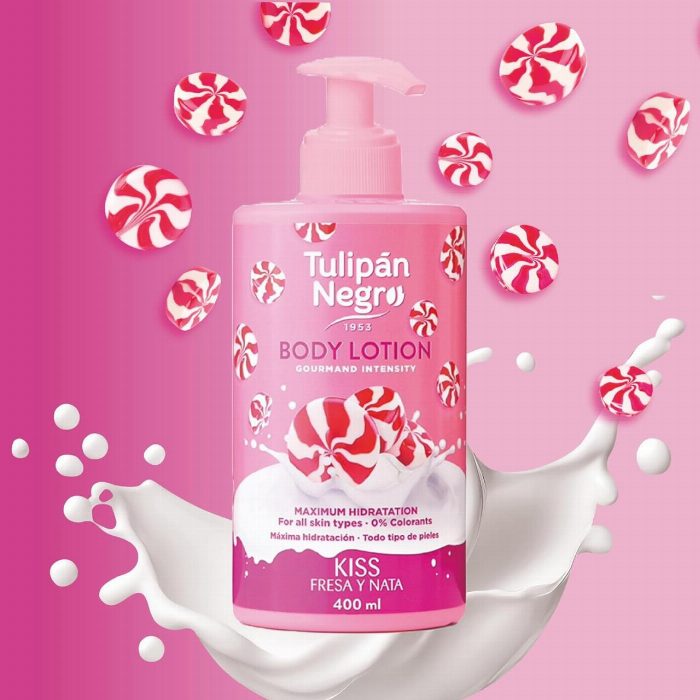 Loção de corpo de morango e creme 400 Ml