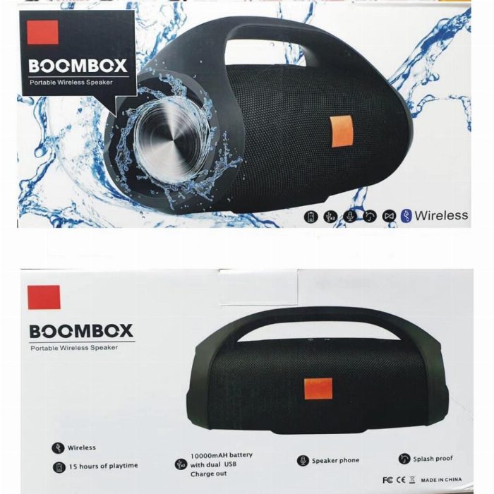 Altifalante Bluetooth Boombox portátil