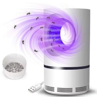 Lâmpada anti-mosquito LED UV com sistema de sucção USB