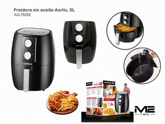 Aorlis 5L Air Fryer Em inglês