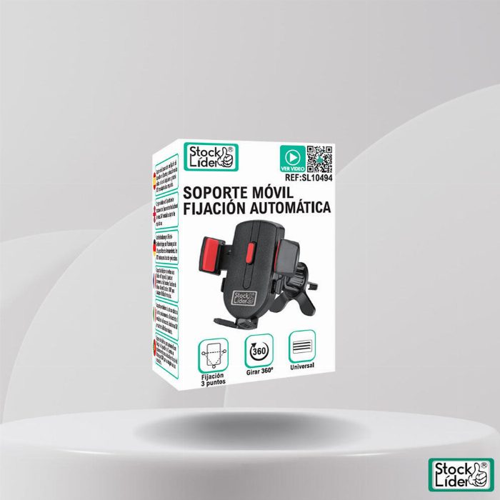 Fixação automática de suporte móvel