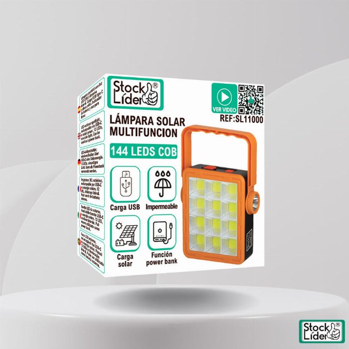 Lâmpada solar multifunções