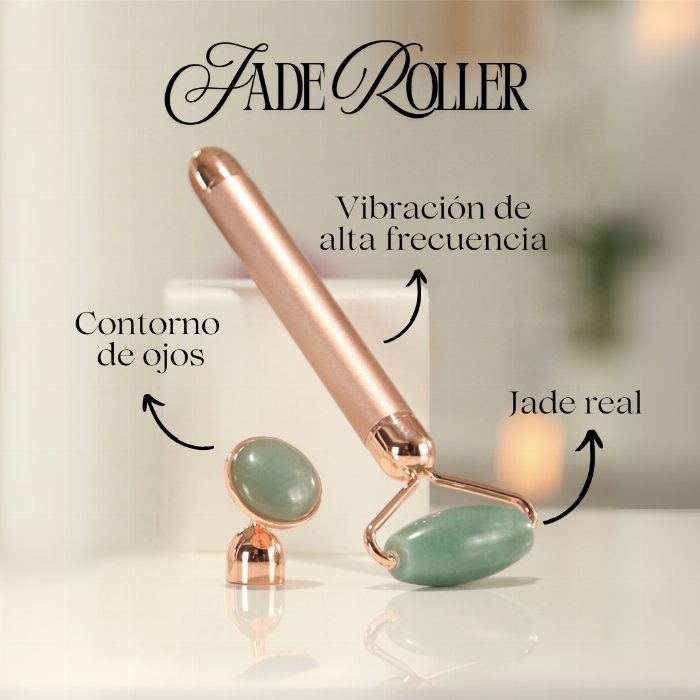 Rolo de modelagem facial de Jade com função de vibração