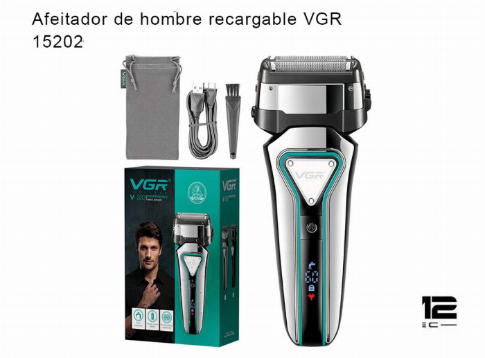 Aparador 2 em 1 V-333 Máquina de barbear elétrico profissional VGR
