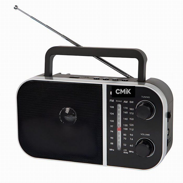 Rádio FM/AM/SW, Bluetooth, USB, Cartão TF, MK251BT CMIK