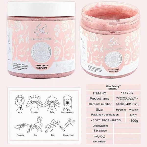 Essência do Esfoliante Corporal Árabe 500 ml Kiss Beauty