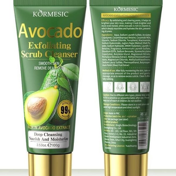 Abacate Esfoliante Facial Cleaner 100ml