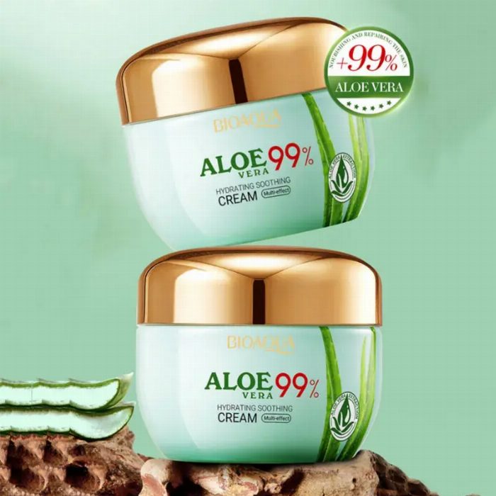 Creme hidratante reparador e firme com Aloe Vera 99% (50g)