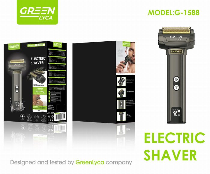 Máquina de barbear elétrica recarregável de 600 mAh