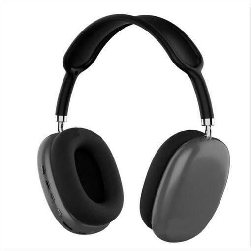 Auriculares Bluetooth preto sem tampa