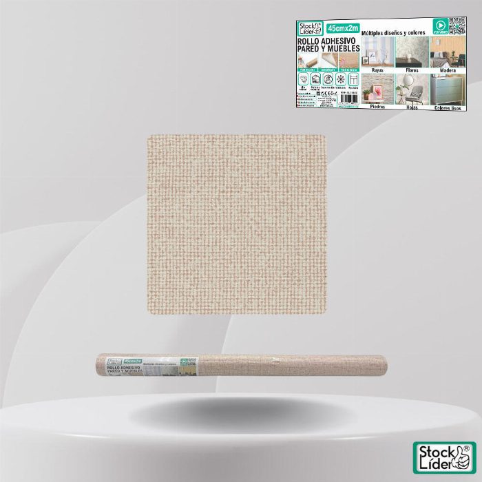 Rolo adesivo de parede e mobiliário 45cm x 2m