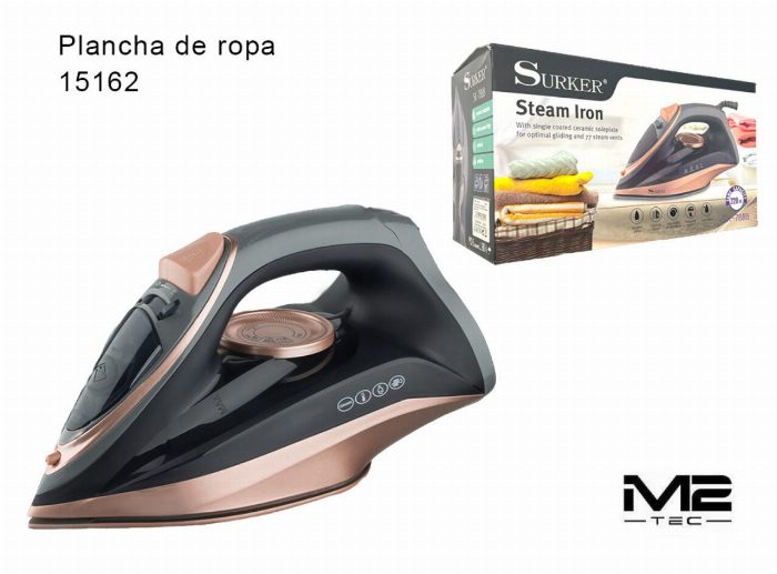 Ferro de vestuário – Poder profissional e deslizamento perfeito Surker