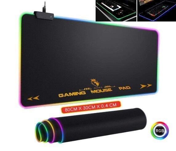 Esteira de jogos RGB 80X30X0.4