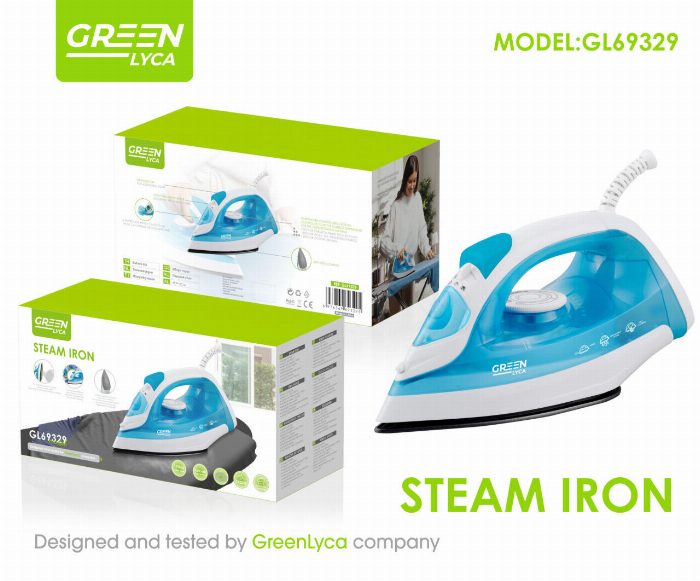 Ferro de vestuário 190ML 1800W – Ferro a vapor potente e compacto