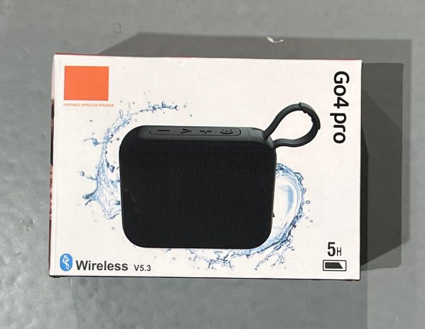 Coluna portátil GO4 PRO com som premium e design resistente