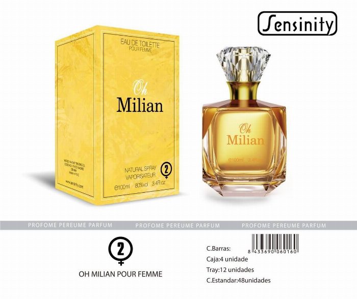 Perfume Eau de Toilette Milian pour Femme 100 ml