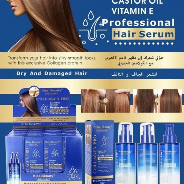 Sérum capilar com óleo de rícino e vitamina E 100ML