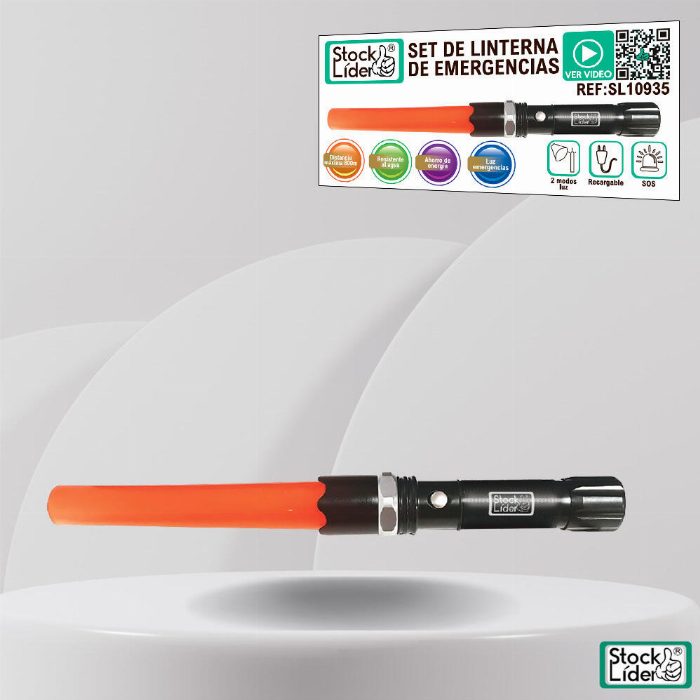 Conjunto de lanterna de emergência