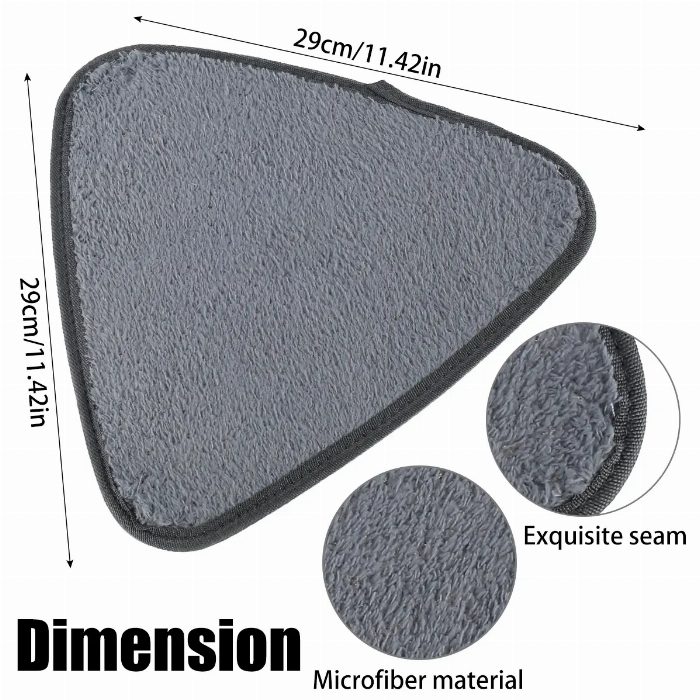 1 pcs de substituição esfregão triangular