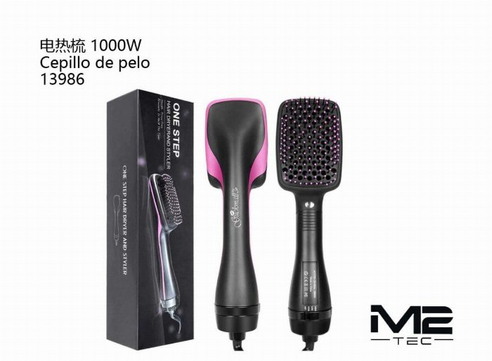 Escova e secador de cabelo 1000W