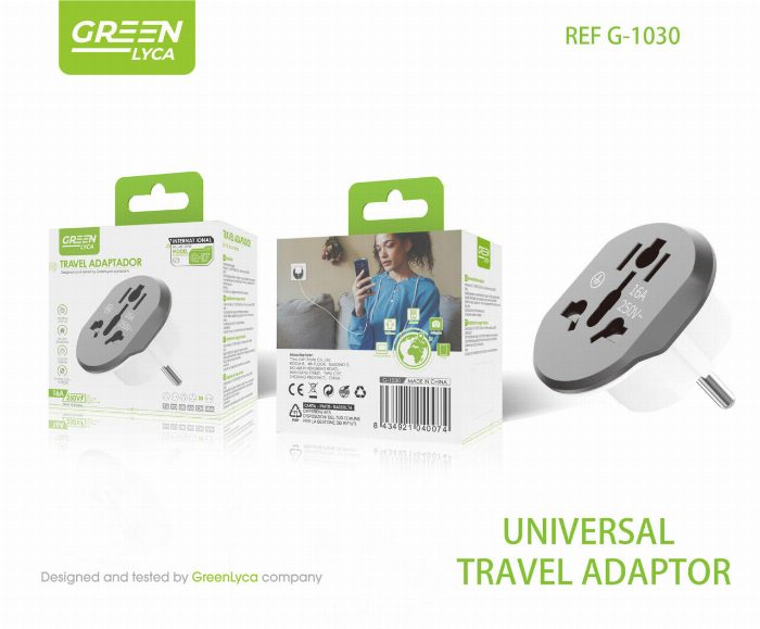 Adaptador de tomada elétrica universal