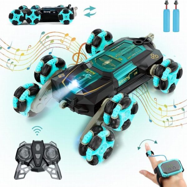 Carro de acrobacias RC com detecção de gestos
