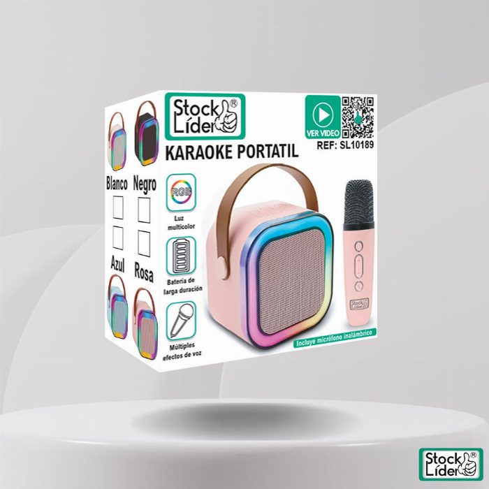 Karaoke portátil com Bluetooth