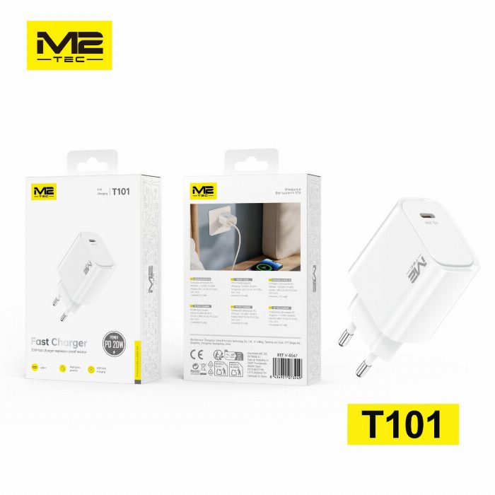 Carregador USB-C, 20 W, com tecnologia Power Delivery