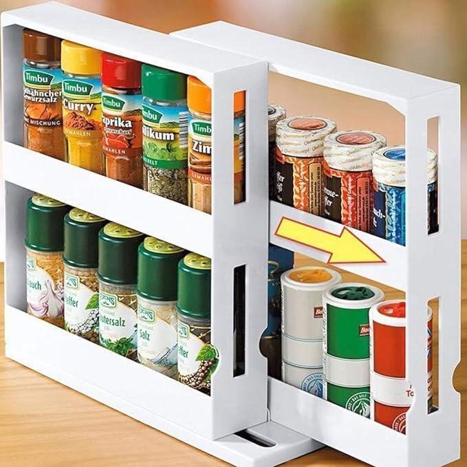 Cremalheira de cozinha multifuncional deslizável