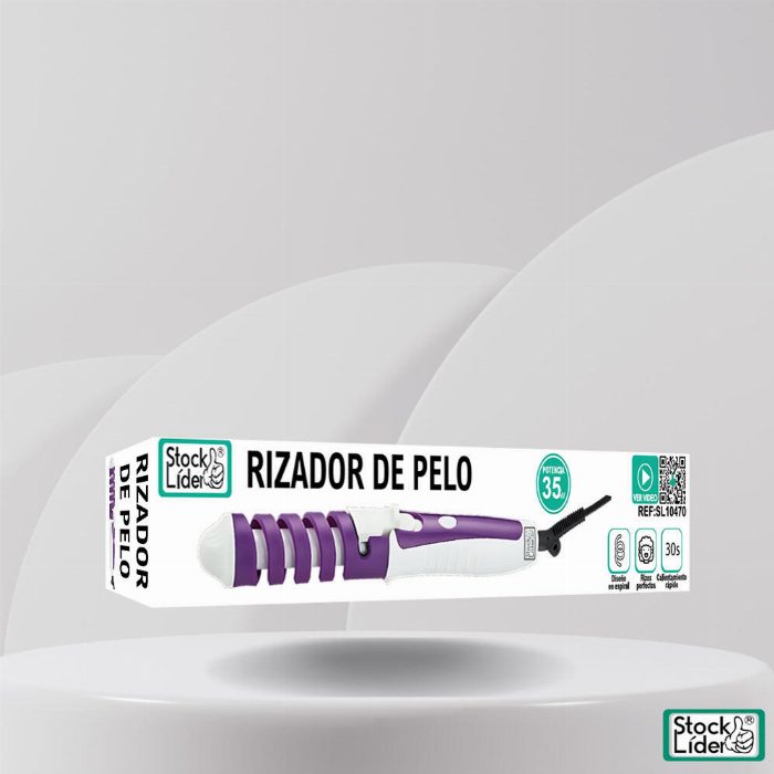 Modelador de cabelo em espiral