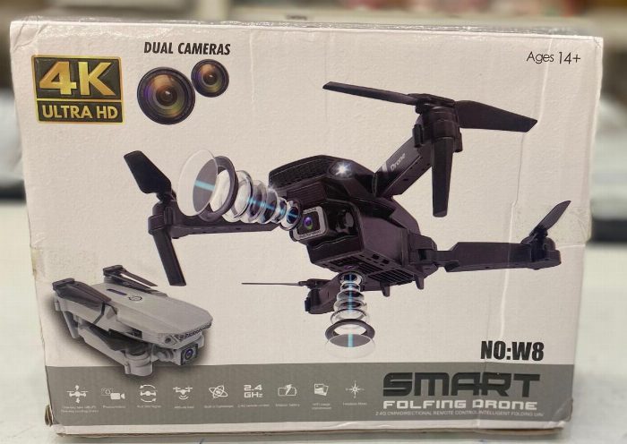 Drone dobrável com câmera 4K – Tecnologia compacta e profissional