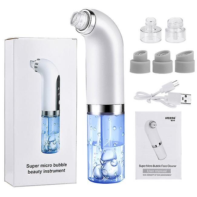 Bolhas de tratamento de limpeza facial